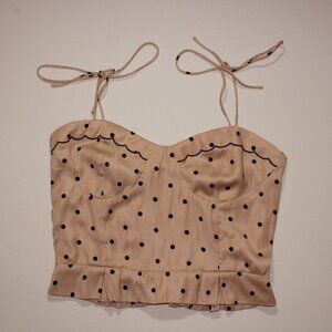 Pollka Dot Free People Top